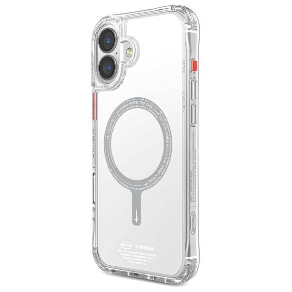 Skinarma etui Saido iPhone 16 6.1"        Magnetic Charging przezroczysty/clear