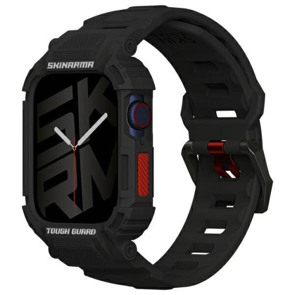 Skinarma pasek+etui Mecha 2in1 Apple      Watch 45/44mm czarny/black