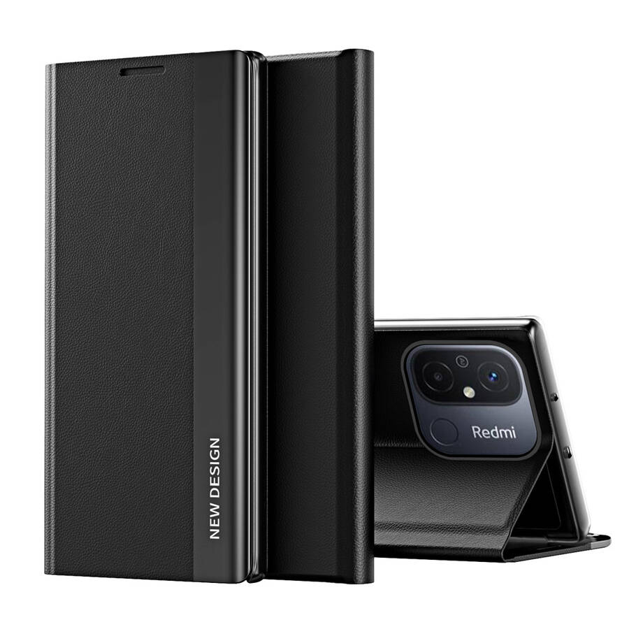 Sleep Case Pro case for Xiaomi Redmi Note 12 Pro / Poco X5 Pro 5G with flip stand black