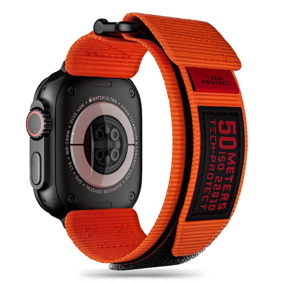 TECH-PROTEC SCOUT PRO APPLE WATCH 4/5/6/7/8/9 / SE / ULTRA 1/2 (42/44/45/49 MM) ORANGE