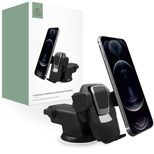 TECH-PROTECT DASH & WINDSHIELD CAR MOUNT BLACK