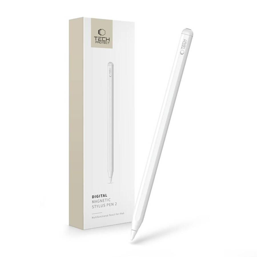 TECH-PROTECT DIGITAL MAGNETIC STYLUS PEN ”2” IPAD WHITE