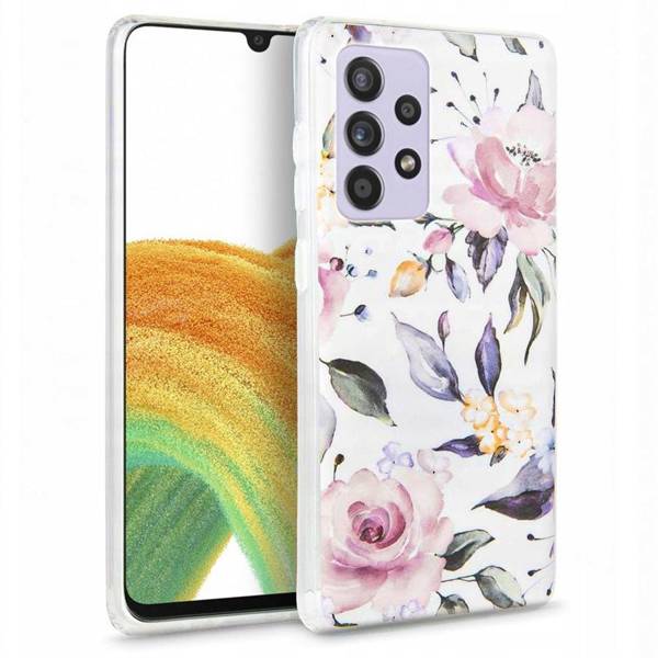 TECH-PROTECT FLORAL GALAXY A33 5G WHITE