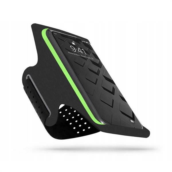 TECH-PROTECT G10 UNIVERSAL SPORT ARMBAND BLACK/LIME