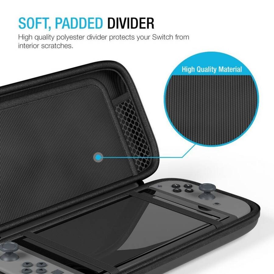 TECH-PROTECT HARDPOUCH NINTENDO SWITCH / SWITCH OLED BLACK