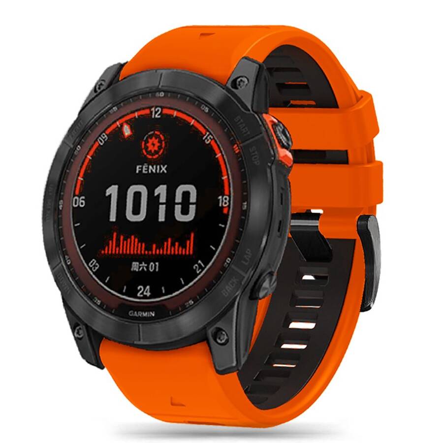 TECH-PROTECT ICONBAND PRO GARMIN FENIX 3 / 5X / 3HR / 5X PLUS / 6X / 6X PRO / 7X ORANGE/BLACK