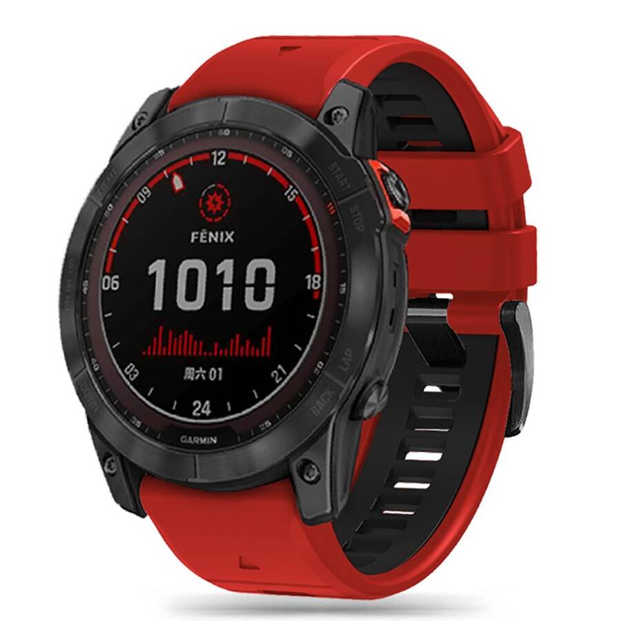 TECH-PROTECT ICONBAND PRO GARMIN FENIX 3 / 5X / 3HR / 5X PLUS / 6X / 6X PRO / 7X RED/BLACK