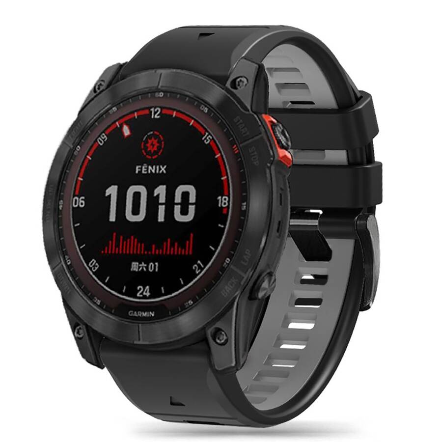 TECH-PROTECT ICONBAND PRO GARMIN FENIX 5 / 6 / 6 PRO / 7 BLACK/GREY