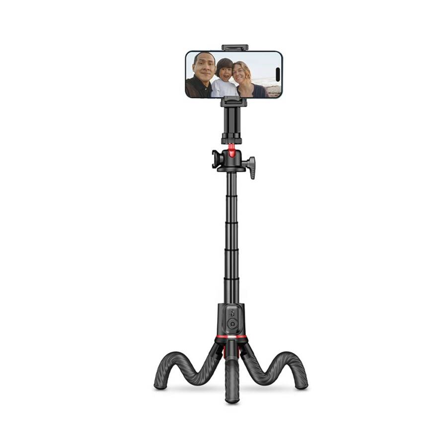 TECH-PROTECT L07S BLUETOOTH SELFIE STICK FLEXIBLE TRIPOD BLACK