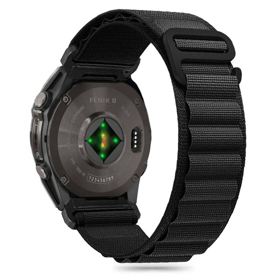 TECH-PROTECT NYLON PRO GARMIN FENIX 5 / 6 / 6 PRO / 7 / 8 (47 MM) / E BLACK