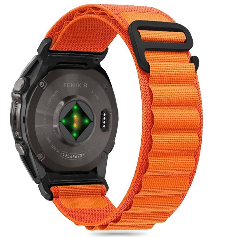 TECH-PROTECT NYLON PRO GARMIN FENIX 5 / 6 / 6 PRO / 7 / 8 (47 MM) / E ORANGE