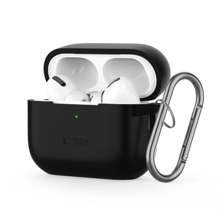 TECH-PROTECT SILICONE HOOK APPLE AIRPODS PRO 1 / 2 BLACK