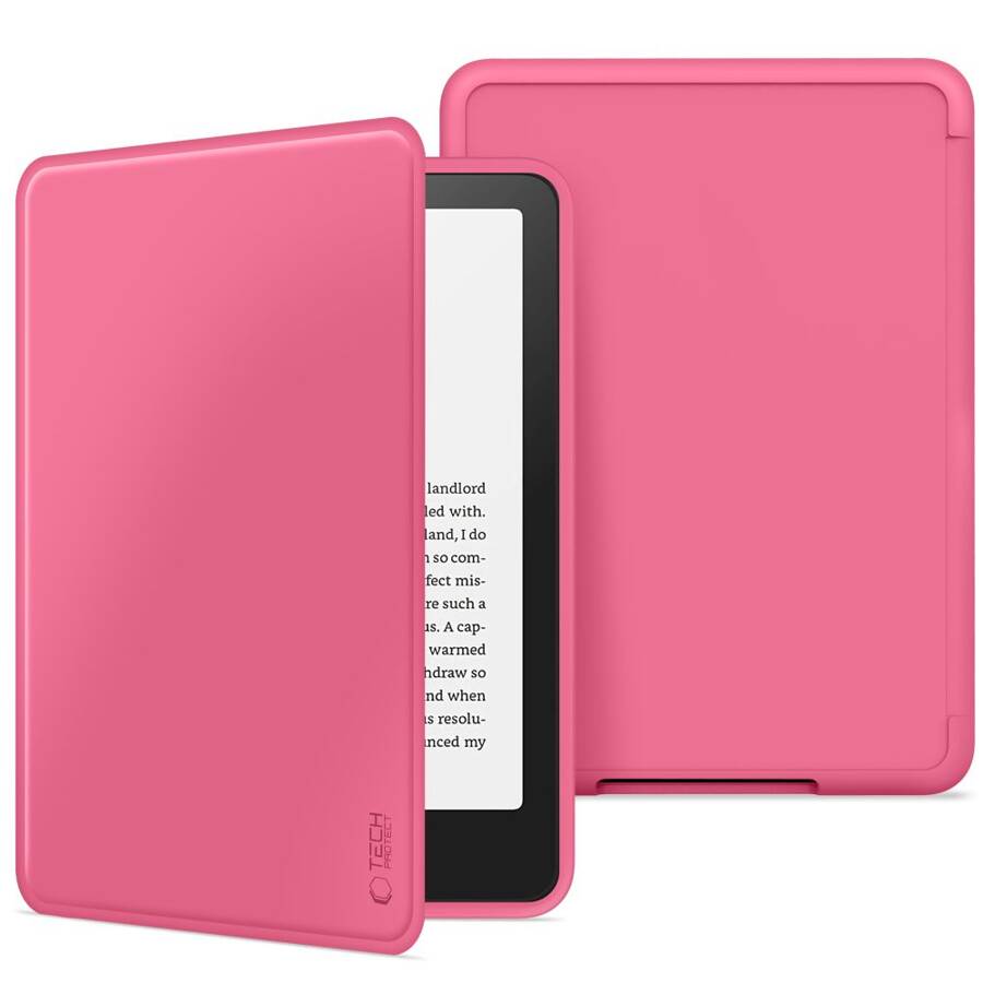 TECH-PROTECT SMARTCASE KINDLE PAPERWHITE VI / 6 / COLORSOFT / SIGNATURE EDITION RASPBERRY PINK