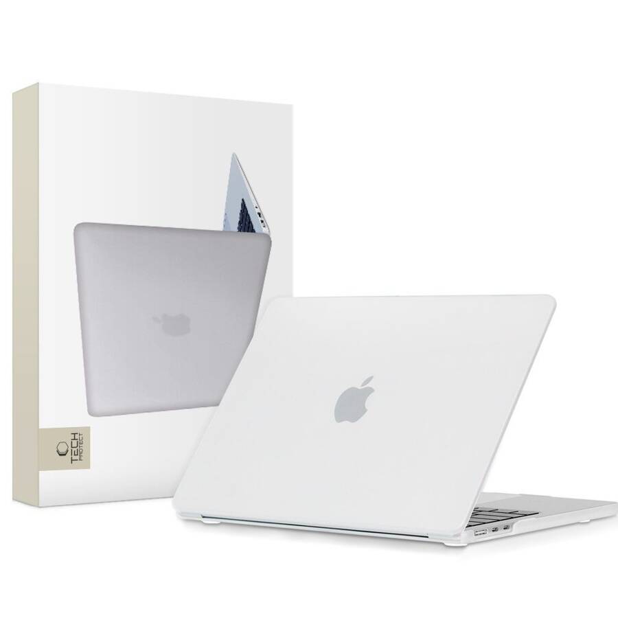 TECH-PROTECT SMARTSHELL MACBOOK AIR 13 M2 / M3 / 2022-2024 MATTE CLEAR