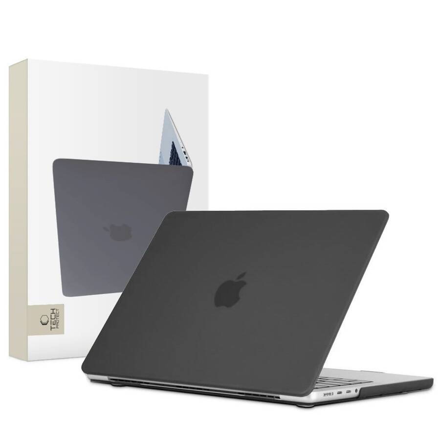 TECH-PROTECT SMARTSHELL MACBOOK PRO 14 M1 / M2 / M3 2021-2023 MATTE BLACK