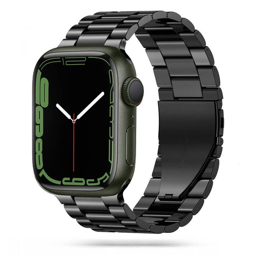 TECH-PROTECT STAINLESS APPLE WATCH 4 / 5 / 6 / 7 / 8 / 9 / SE / ULTRA 1 / 2  (42 / 44 / 45 / 49 MM) BLACK