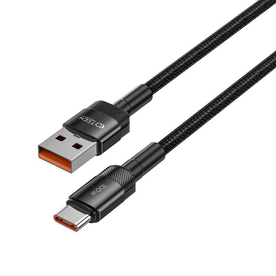 TECH-PROTECT ULTRABOOST EVO TYPE-C CABLE 100W/5A 200CM BLACK