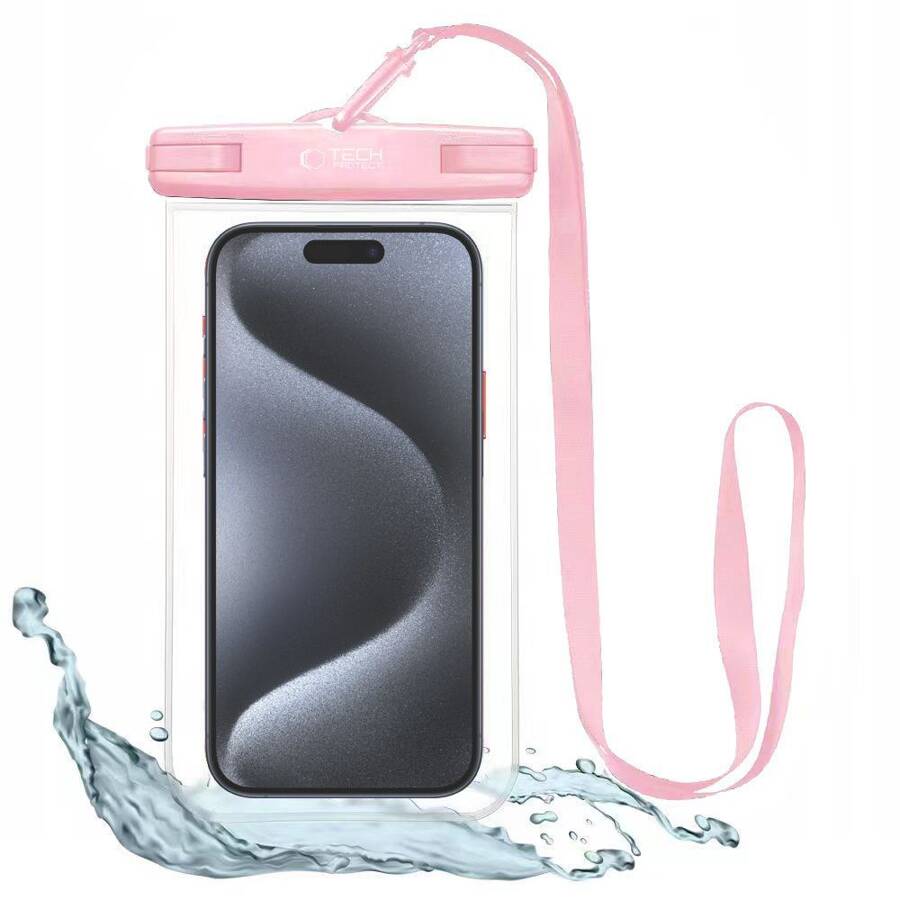 TECH-PROTECT UWC7 UNIVERSAL WATERPROOF CASE 6.9 INCH PINK