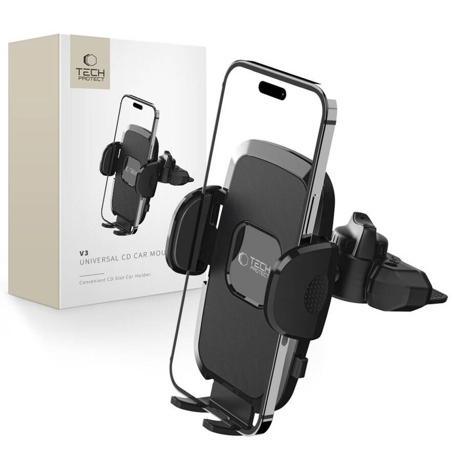 TECH-PROTECT V3 UNIVERSAL CD CAR MOUNT BLACK