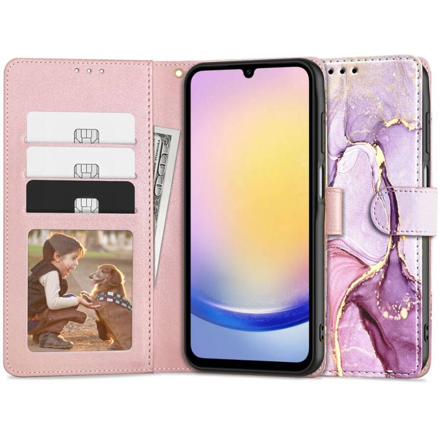 TECH-PROTECT WALLET GALAXY A25 5G MARBLE