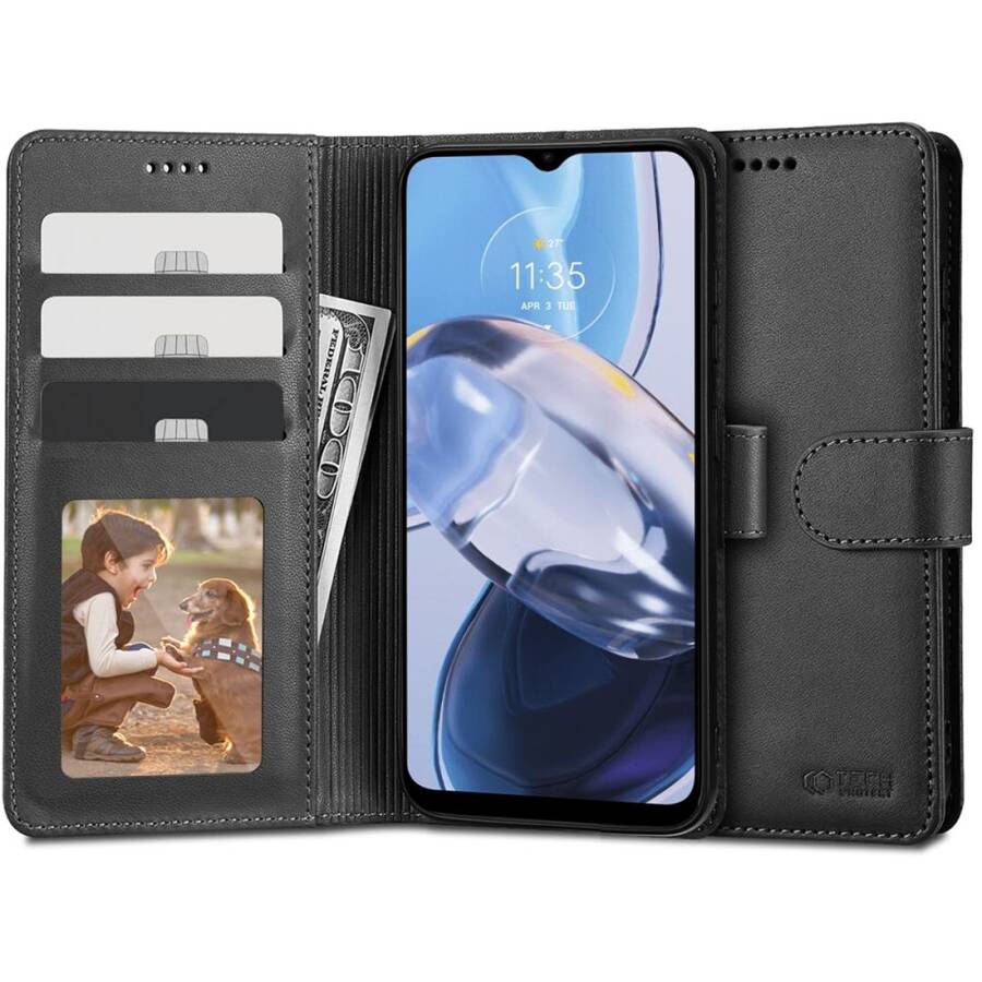 TECH-PROTECT WALLET MOTOROLA MOTO E22 / E22I BLACK