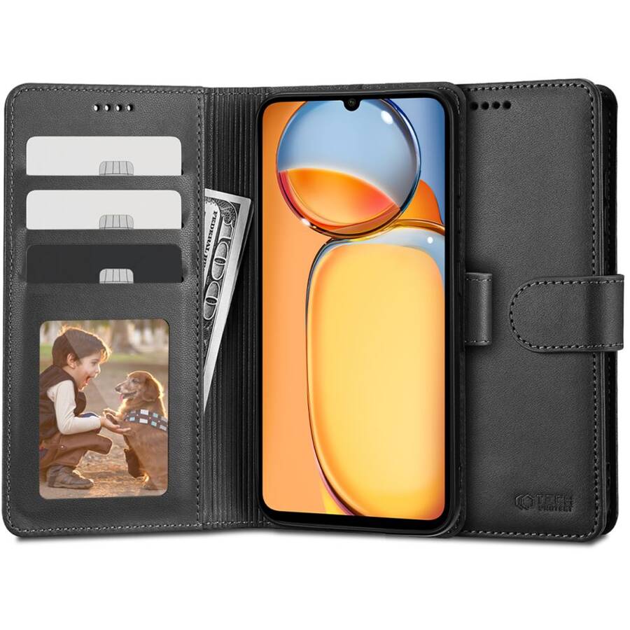 TECH-PROTECT WALLET XIAOMI REDMI 13C 4G / 5G / POCO C65 BLACK