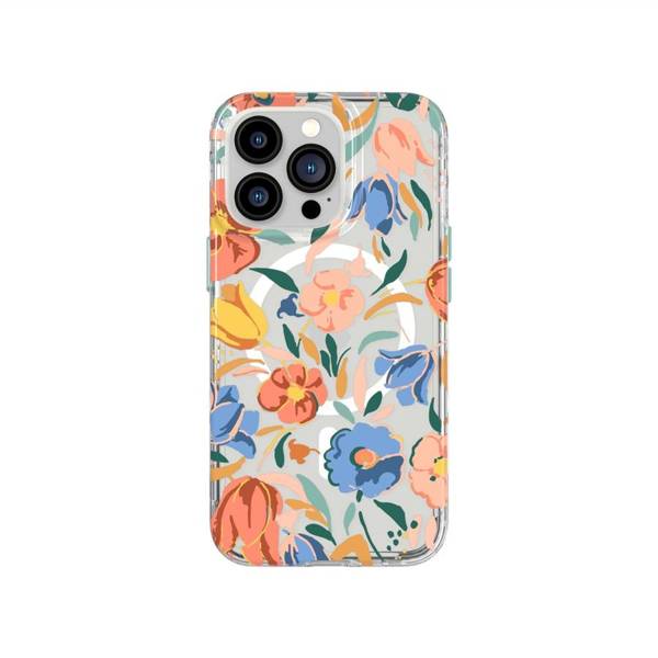 TECH21 CASE T21-9325 EVO ART MAGSAFE IPHONE 13 PRO PEACH TULIP