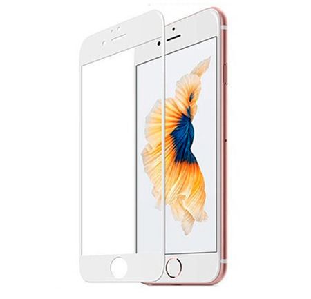 TEMPERED GLASS 5D IPHONE 7 PLUS / 8 PLUS WHITE