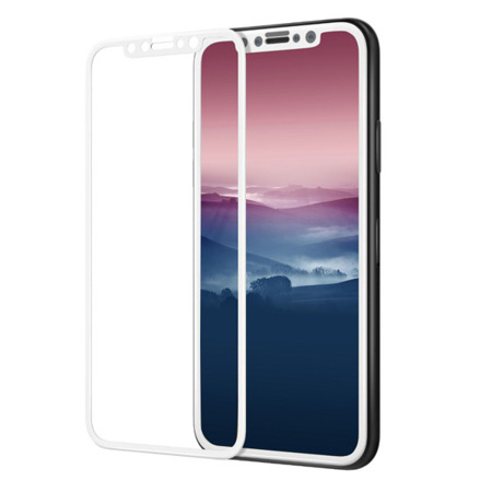 TEMPERED GLASS 5D WHITE IPHONE X / IPHONE XS