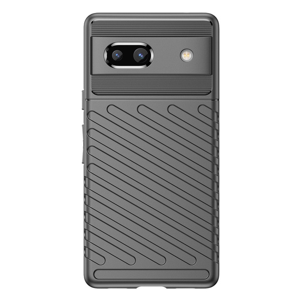 THUNDER CASE CASE FOR GOOGLE PIXEL 7A SILICONE ARMOR CASE BLACK