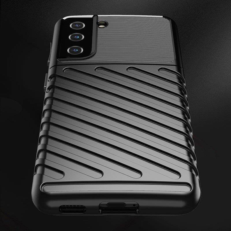 THUNDER CASE CASE FOR SAMSUNG GALAXY S23+ SILICONE ARMOR CASE BLACK