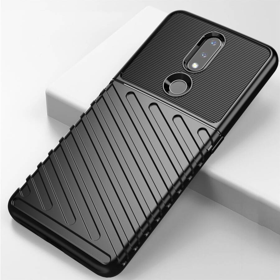 THUNDER CASE FLEXIBLE ARMORED COVER FOR NOKIA 2.4 BLACK