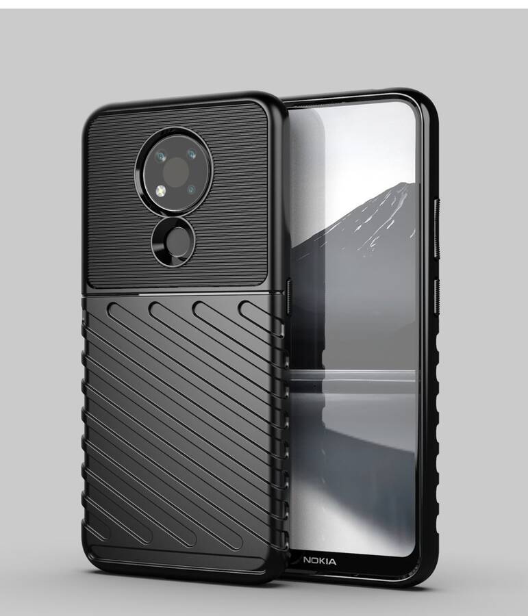 THUNDER CASE FLEXIBLE ARMORED COVER FOR NOKIA 3.4 BLACK