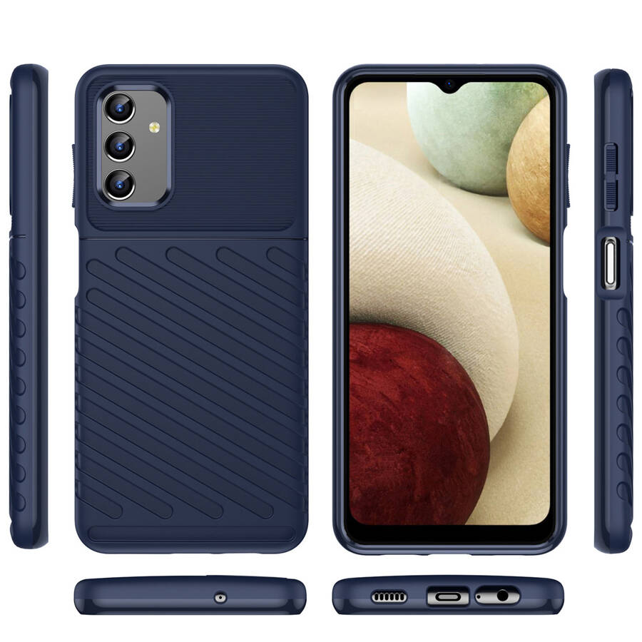 THUNDER CASE FLEXIBLE ARMORED COVER FOR SAMSUNG GALAXY A13 5G BLUE