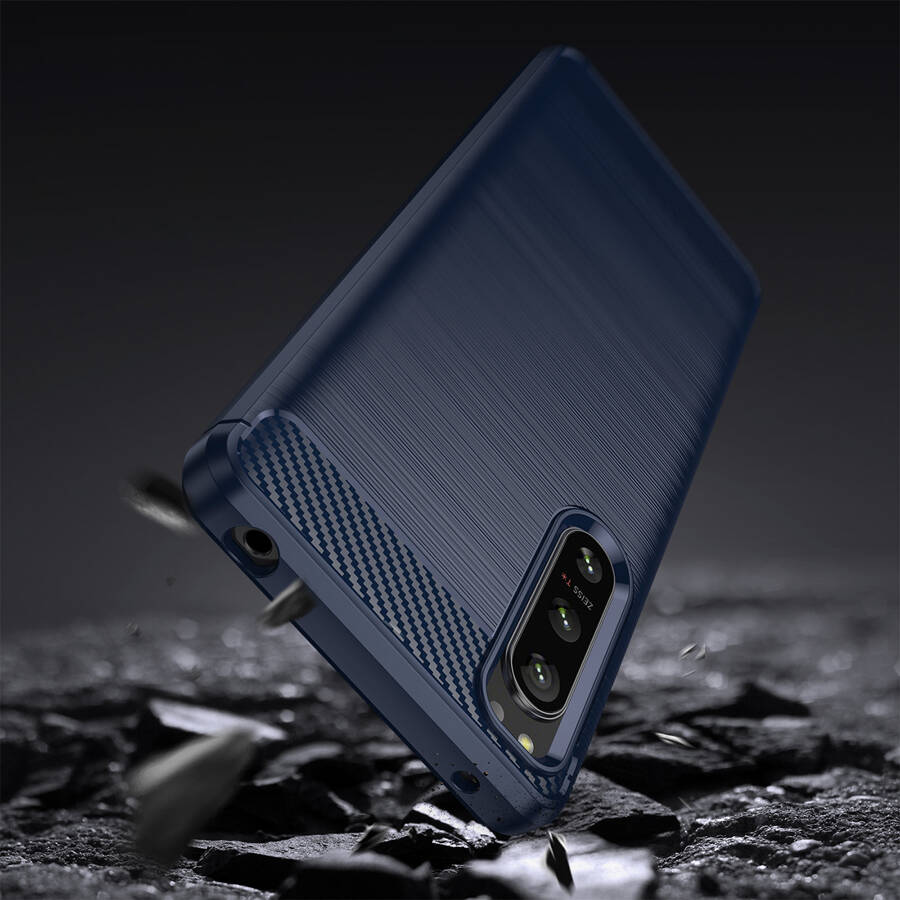 THUNDER CASE FOR XIAOMI POCO F4 5G SILICONE ARMOR CASE BLUE