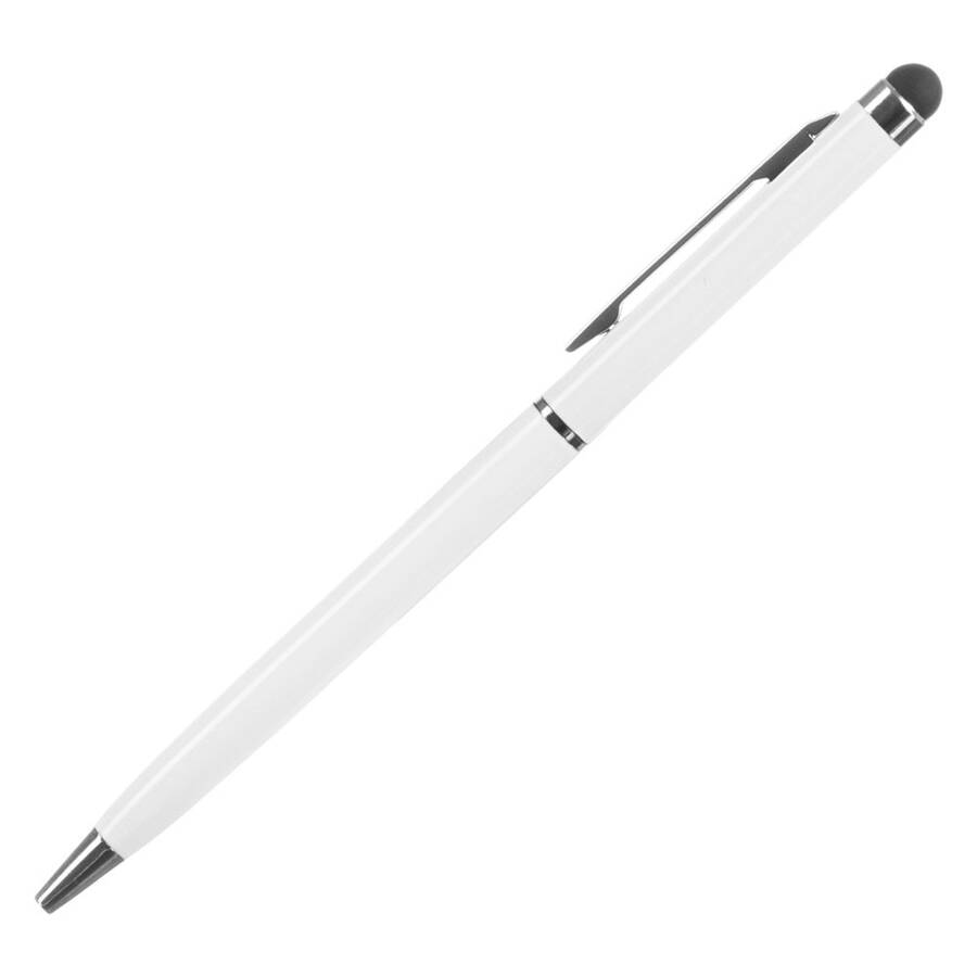 TOUCH PANEL STYLUS PEN FOR SMARTPHONES TABLETS NOTEBOOKS WHITE