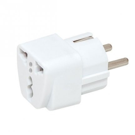 TRANSITION ADAPTER PLUG CONNECTOR EN EU UK BULK