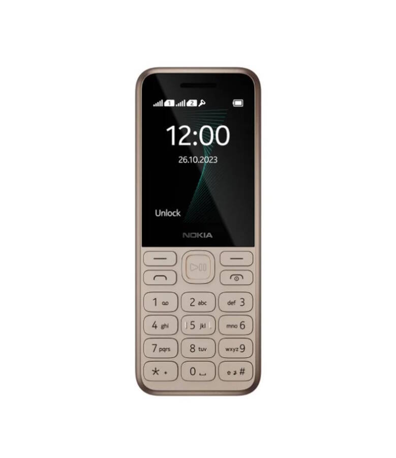 Telefon Nokia 130 2G (2023) Dual Sim złoty