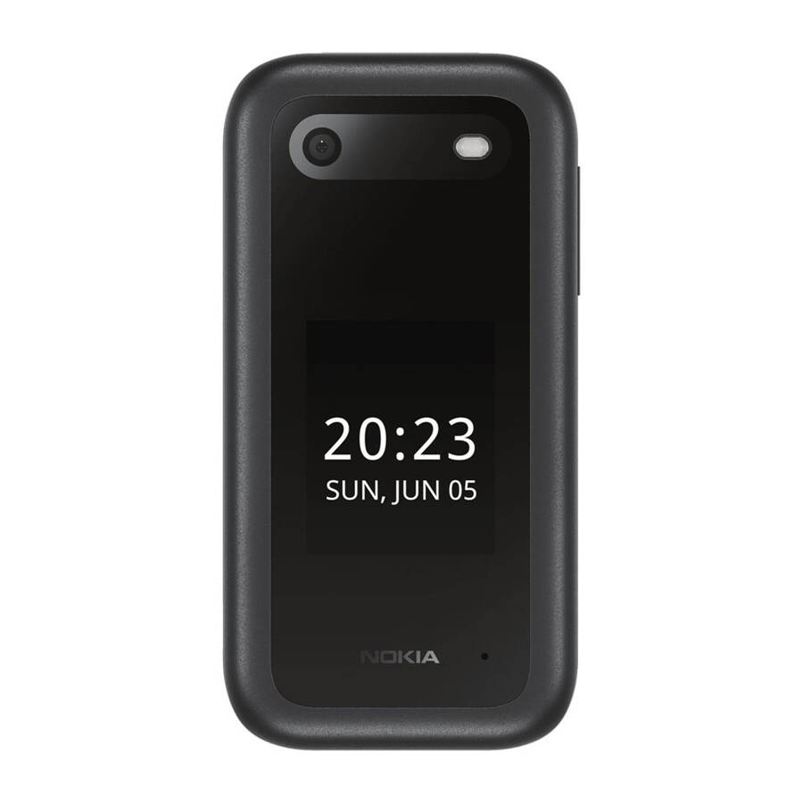 Telefon Nokia 2660 DS czarna + Ładowarka biurkowa