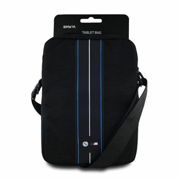 Torba BMW BMTB10COMPVSKL Tablet 10" czarny/black Nylon Blue Stripe