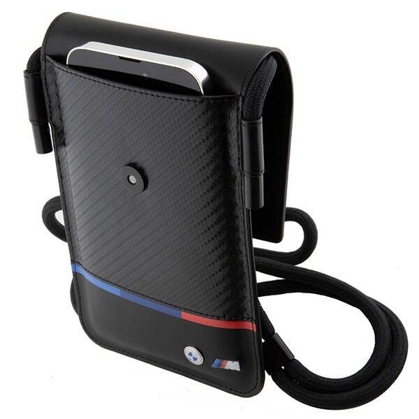 Torebka BMW BMOWBPUCARTCBK Wallet Bag  czarny/black Carbon Tricolor Line