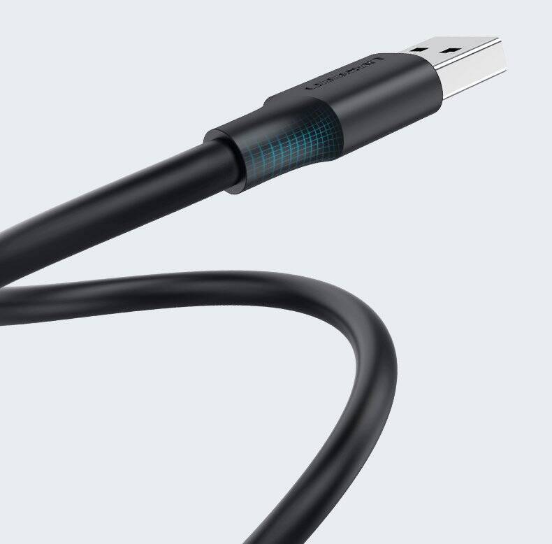 UGREEN CABLE USB 2.0 CABLE (MALE) - USB 2.0 (MALE) 0.5 M BLACK (US128 10308)