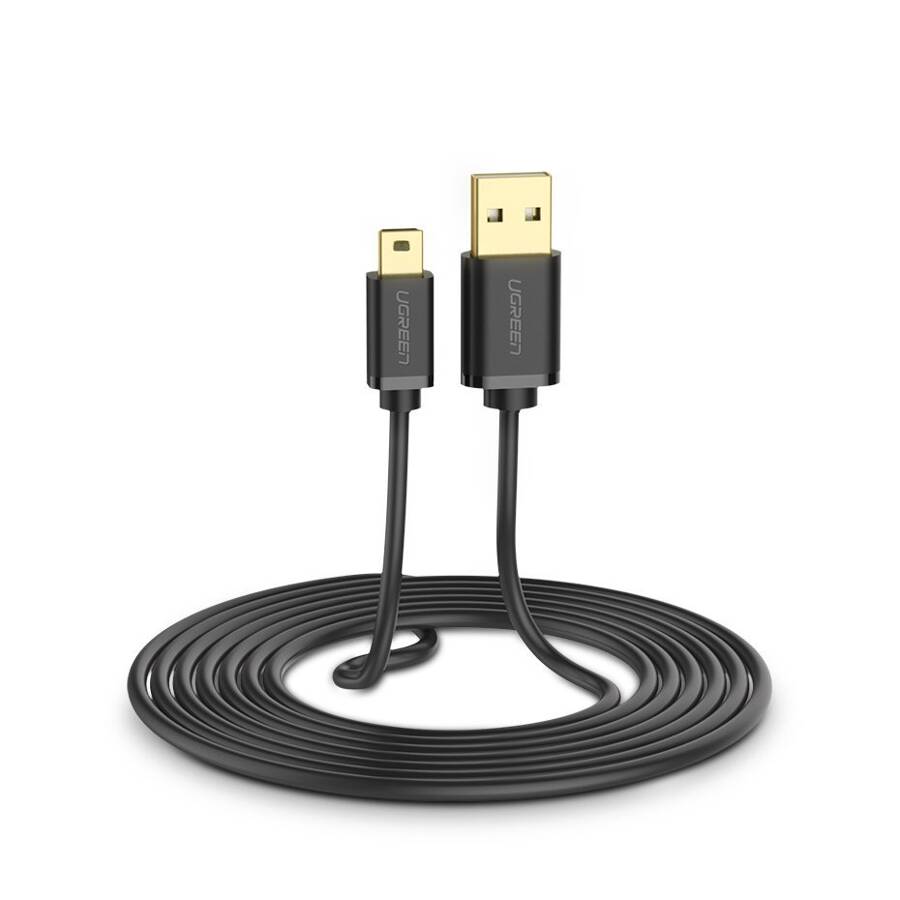 UGREEN CABLE USB - MINI USB 480 MBPS CABLE 1.5 M BLACK (US132 10385)