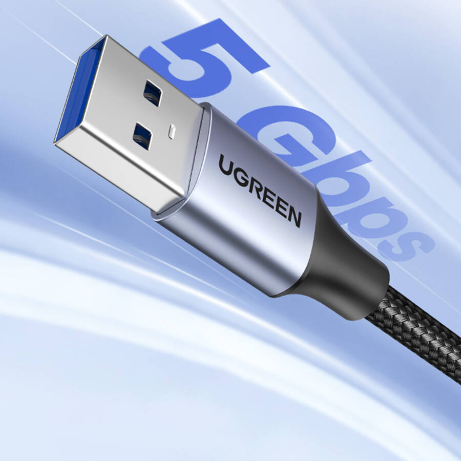 UGREEN EXTENSION CORD ADAPTER CABLE USB (MALE) - USB (FEMALE) 3.0 5GB/S 2M GRAY (US115)
