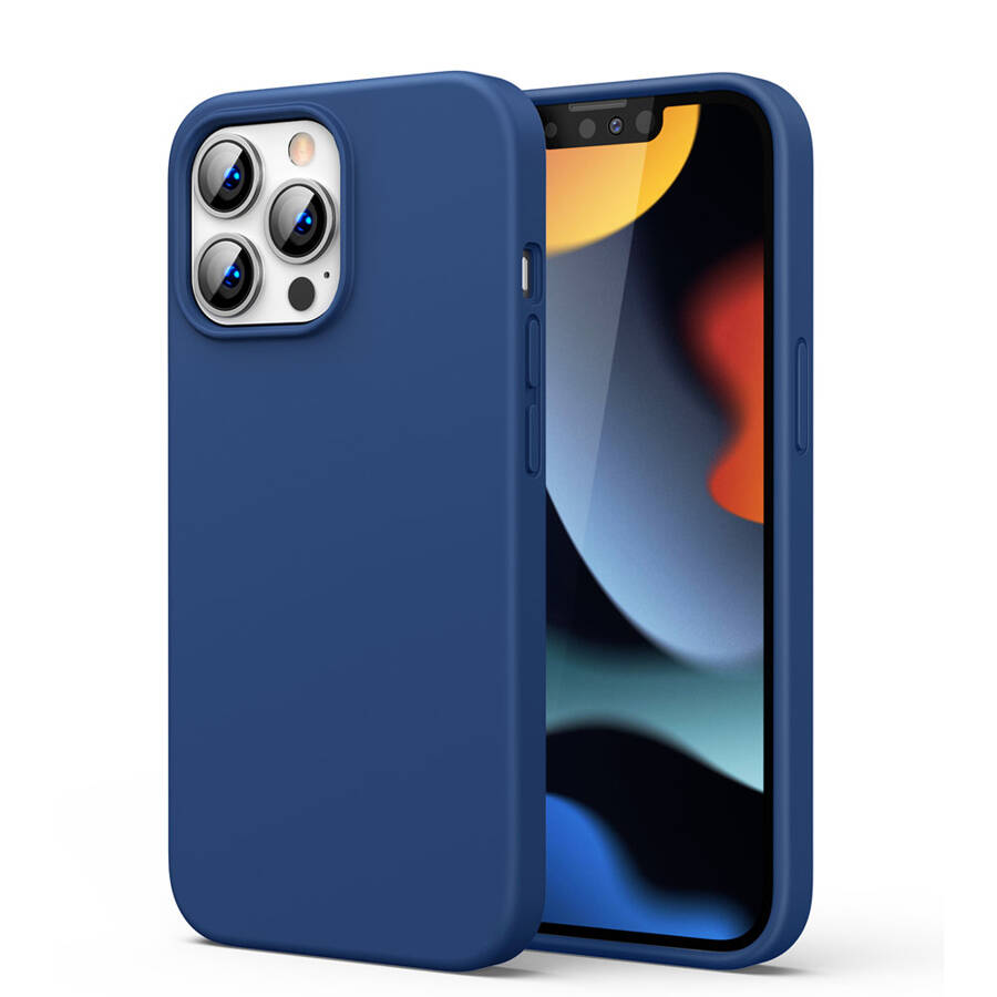 UGREEN PROTECTIVE SILICONE CASE RUBBER FLEXIBLE SILICONE CASE COVER FOR IPHONE 13 PRO BLUE