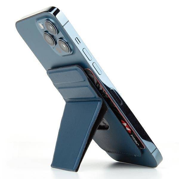 UNIQ Lyft magnetyczny stojak na telefon snap-on stand and card holder niebieski/blue