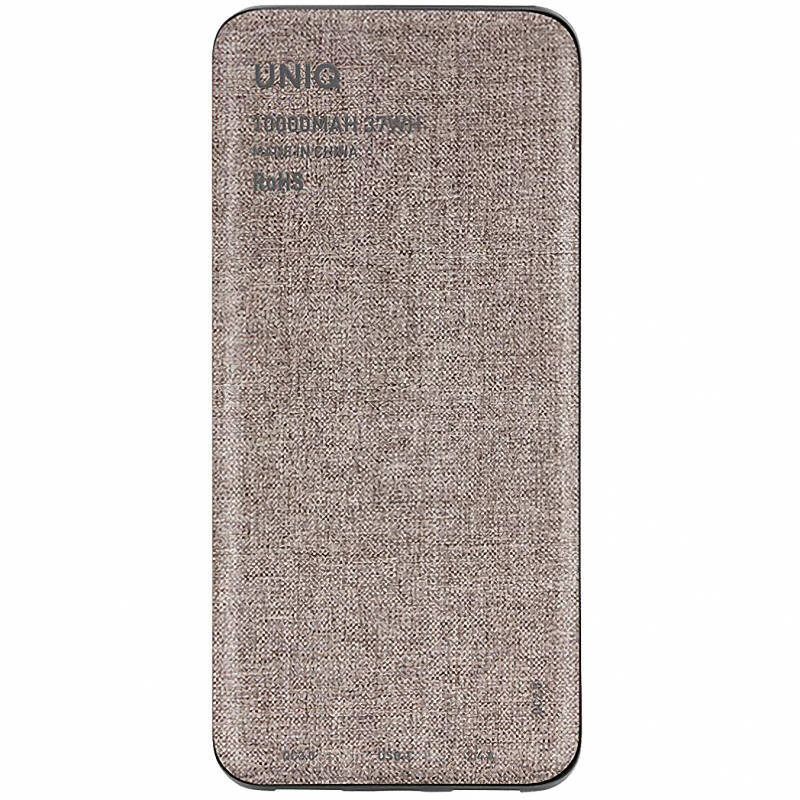 UNIQ POWERBANK FUELE 10000 MAH (5V) -  2 X USB - 1 X USB TYPE-C BEIGE