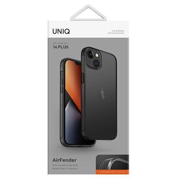 UNIQ etui Air Fender iPhone 14 Plus / 15 Plus 6.7" szary/smoked grey tinted