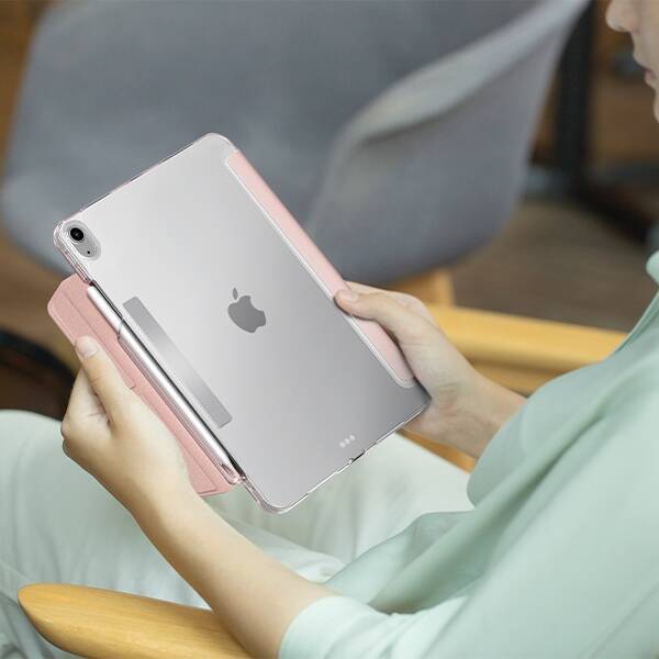 UNIQ etui Camden Click iPad Air 11"       (2024) / iPad Air 10.9" (2022/2020) różowy/blush pink