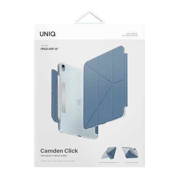 UNIQ etui Camden Click iPad Air 13" (2024) niebieski/stone blue